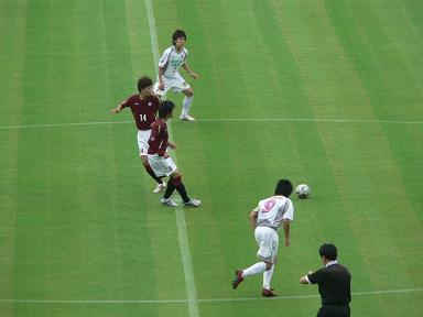 後半キックオフ