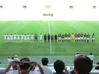 開始前挨拶・サテライトリーグセレッソ大阪＠ホムスタ