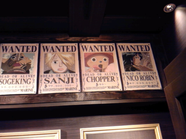 店内飾り～指名手配所～