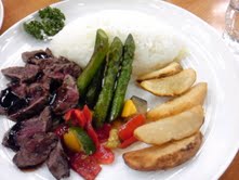 カンガルーステーキ