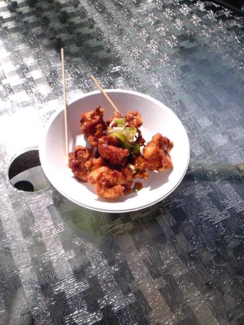 から揚げ甘酢がけ