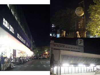 夜の長岡駅
