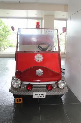 レトロミニ消防車（正面）