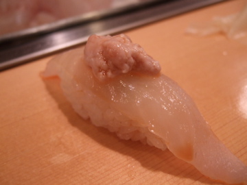 かわはぎ肝のせ