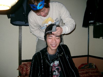 はい！つけてみ～