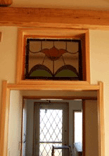 浴室前ステンドグラス