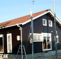 キッチン勝手口側