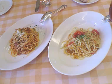 ウニとトマトのスパゲッティ