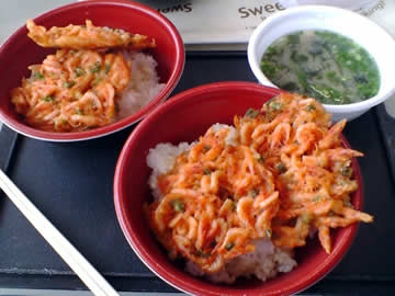 由比、桜えびの掻揚げ丼