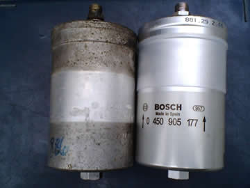 メルセデスベンツ、燃料フィルター