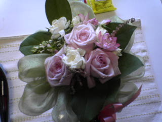 生徒からのブーケ