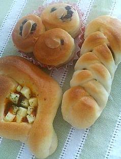 ピザ・ウインナー・チョコチップ