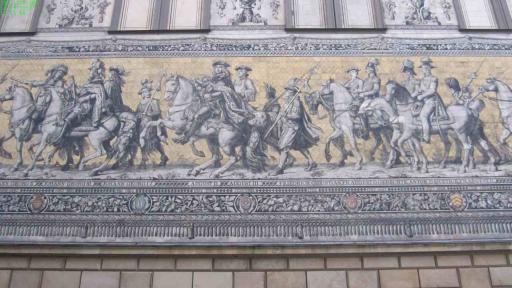 ドレスデン城の壁画