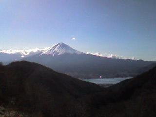 峠茶屋からの富士
