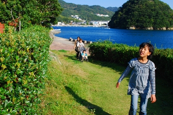 休暇村南淡路付近朝のお散歩