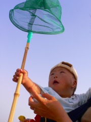 砂浜にて