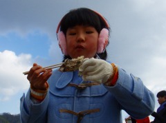 笠岡牡蠣祭にて