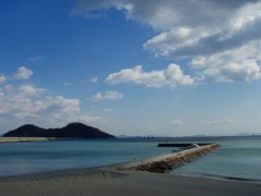 今日の青佐鼻海岸