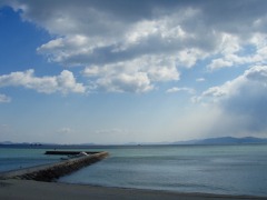 今日の青佐鼻海岸