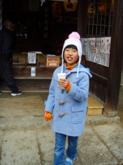 牛窓神社拝殿にて