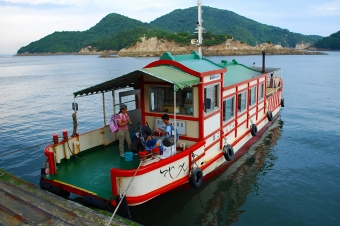 向こうの島が仙酔島