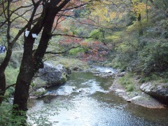 帝釈峡にて