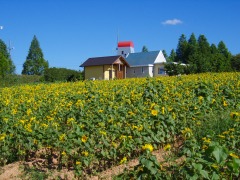 広島県世羅高原農場にて