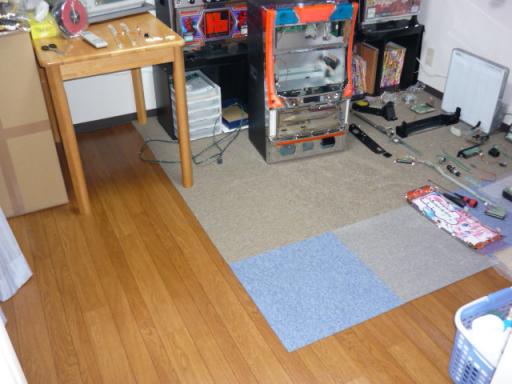 少しすっきりした部屋