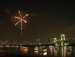 お台場冬花火（２）