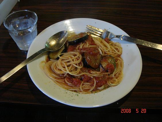 waranaya  なすのパスタ.JPG