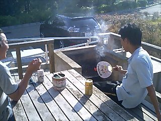 バーベキュー開始