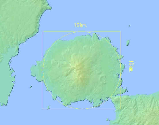 桜島地図 国土地理院発 秘密は鍋山は桜島第三の高山です 黒神さまは文化財 腹五社神社 埋没鳥居 楽天ブログ