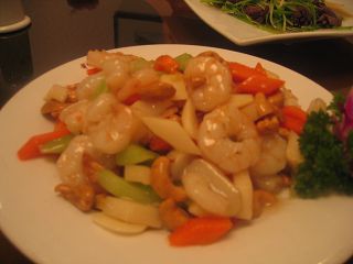 鴨王・腰果鮮蝦仁