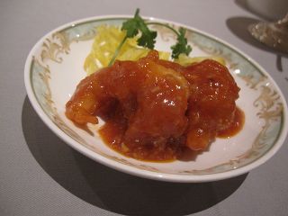 翠亨園・海老のチリソース