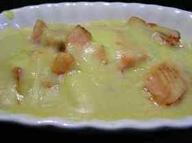 鮭とジャガイモのグラタン