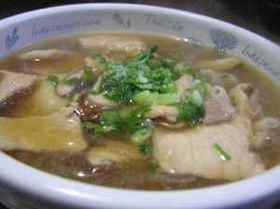 豚肉とシイタケの春雨スープ