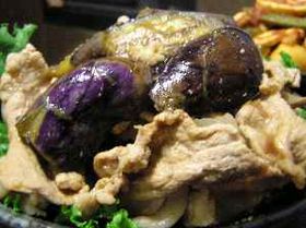 豚肉とナスの生姜焼き