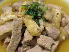 豚肉と小揚げのみぞれ煮