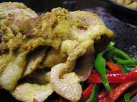 豚肉のカレー焼き