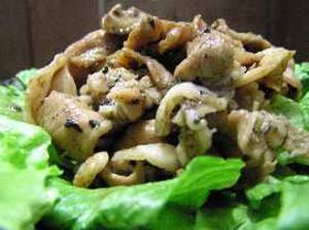 豚肉のゴマニンニクつけ焼き