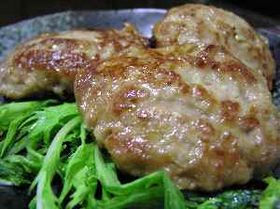 和風つくねバーグ