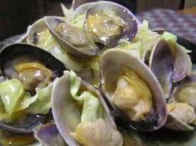 アサリとキャベツのさっと煮