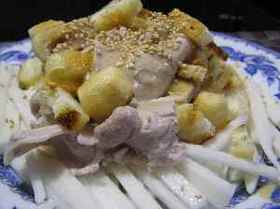 味噌だれの豚しゃぶ