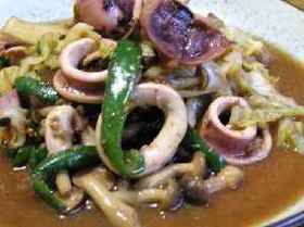 イカのチャンチャン焼き