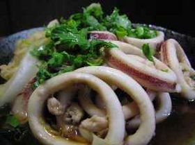 キャベツとイカのサッと煮