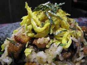 ウナギのチラシ寿司