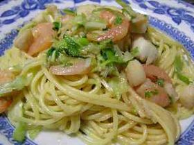 シーフード明太パスタ