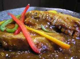 カジキと筍のカレー