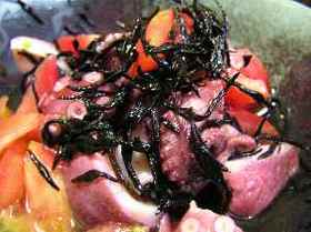 タコとヒジキのサラダ