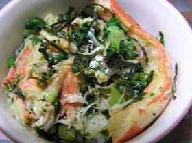 たっぷり食べたいかに飯